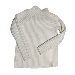 Boden Women's Cream Turtleneck Sweater Sz XS wool blend